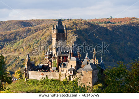 Reichsburg Castle Stock Images, Royalty.
