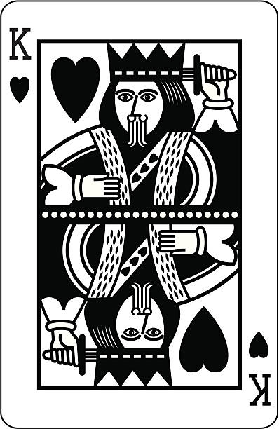 Best King Of Hearts Illustrations, Royalty.
