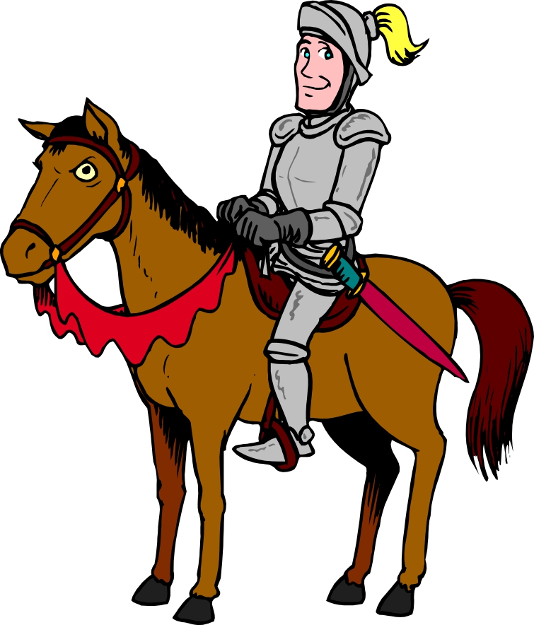 King On Horse Clipart.