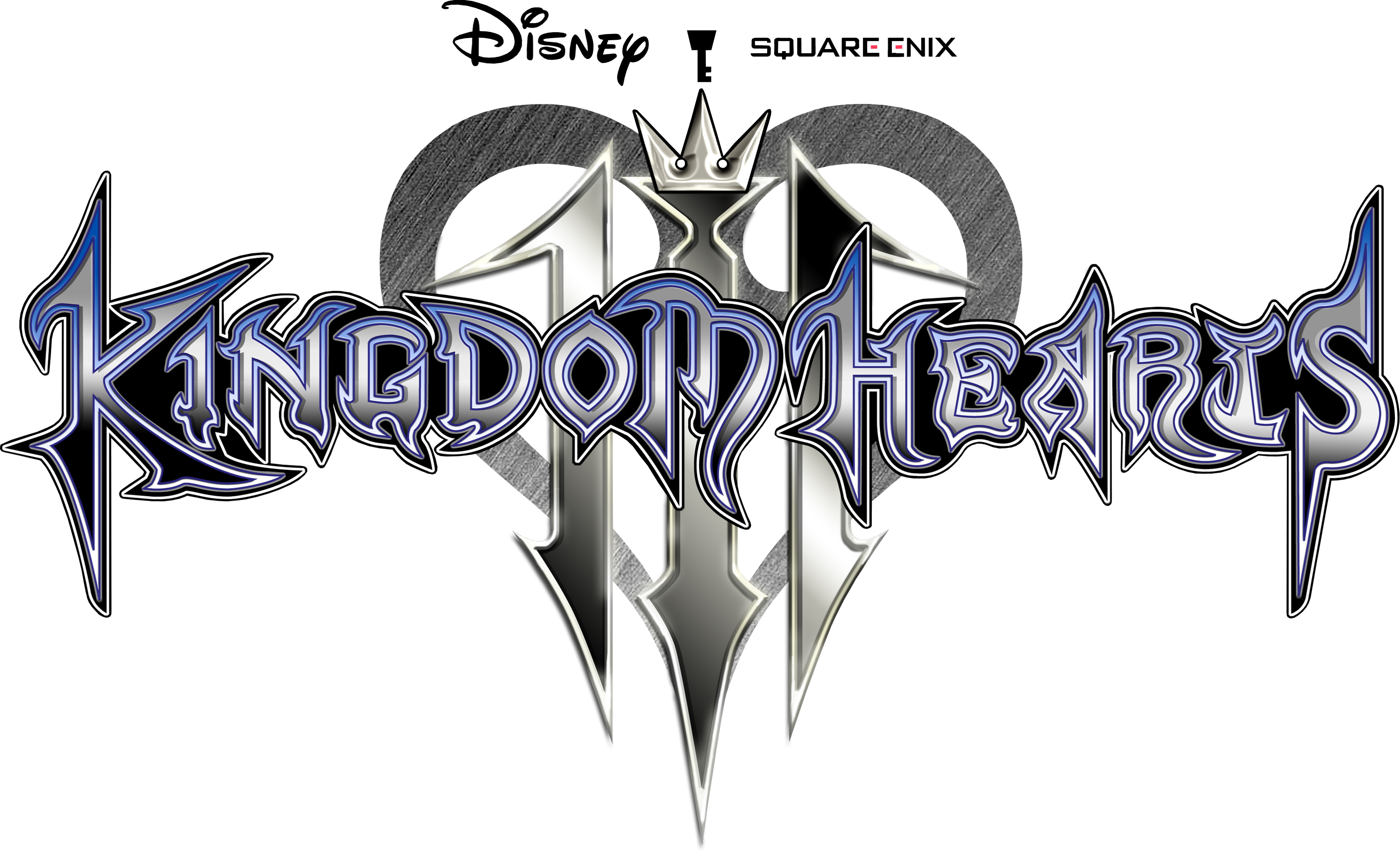 Kingdom Hearts 3 Logo PNG Image.