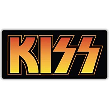 KISS Logo Rock Vynil Car Sticker Decal.