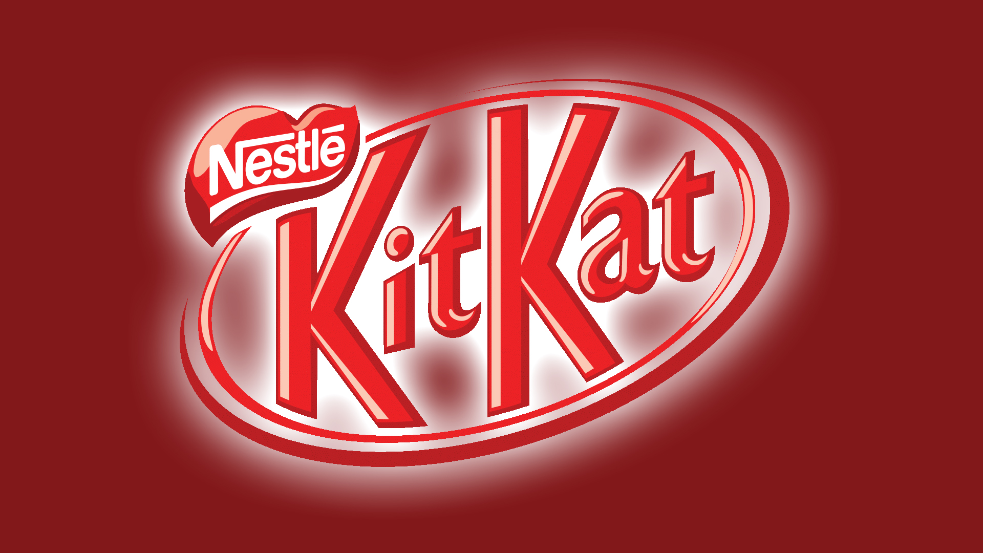 Реклама оригинального белого kitkat с изображением белой зебры