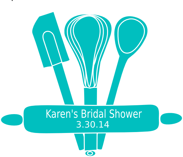 Kitchen Shower Clip Art 1 