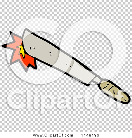 Cartoon of a Knife Making Contact.