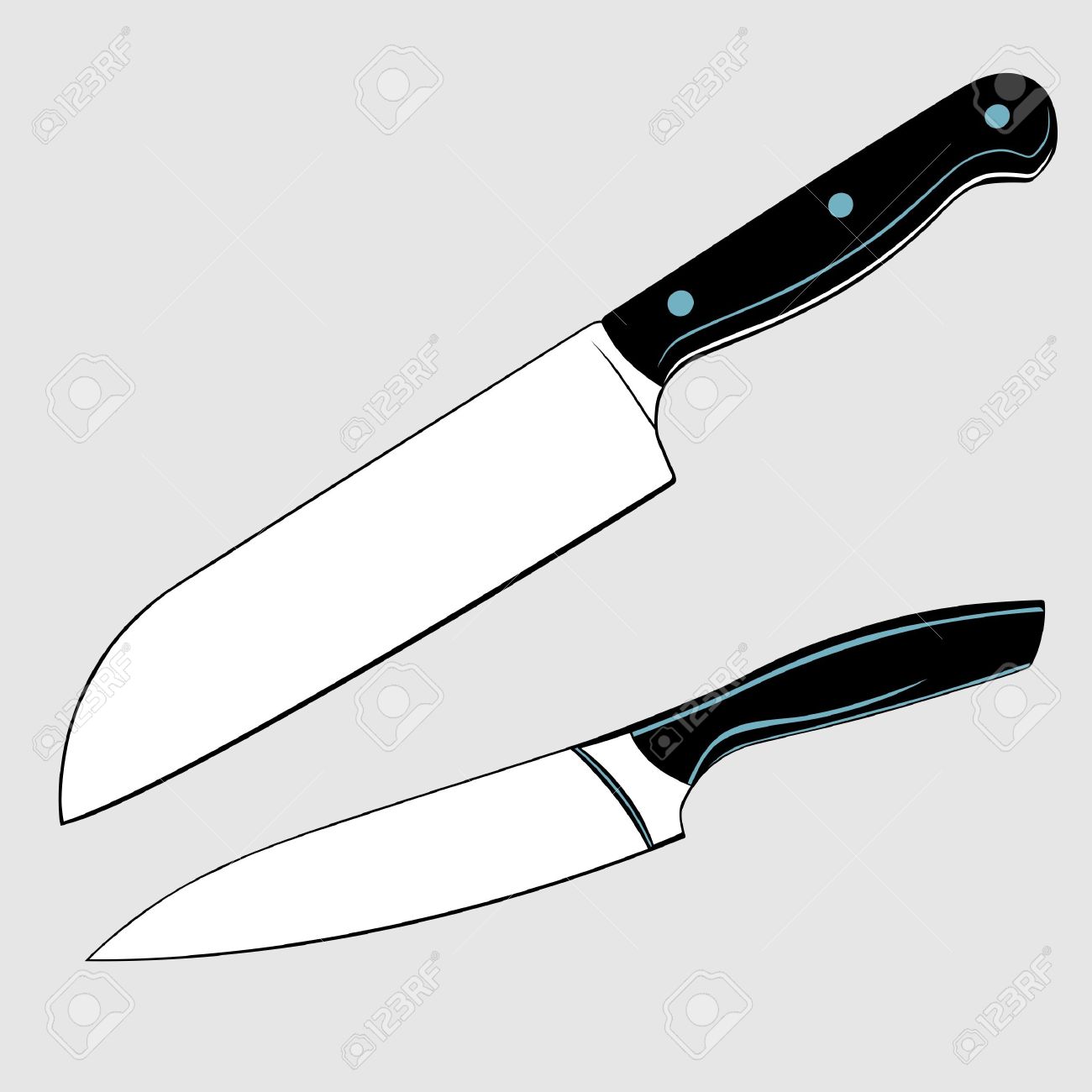 Knives Clip Art.