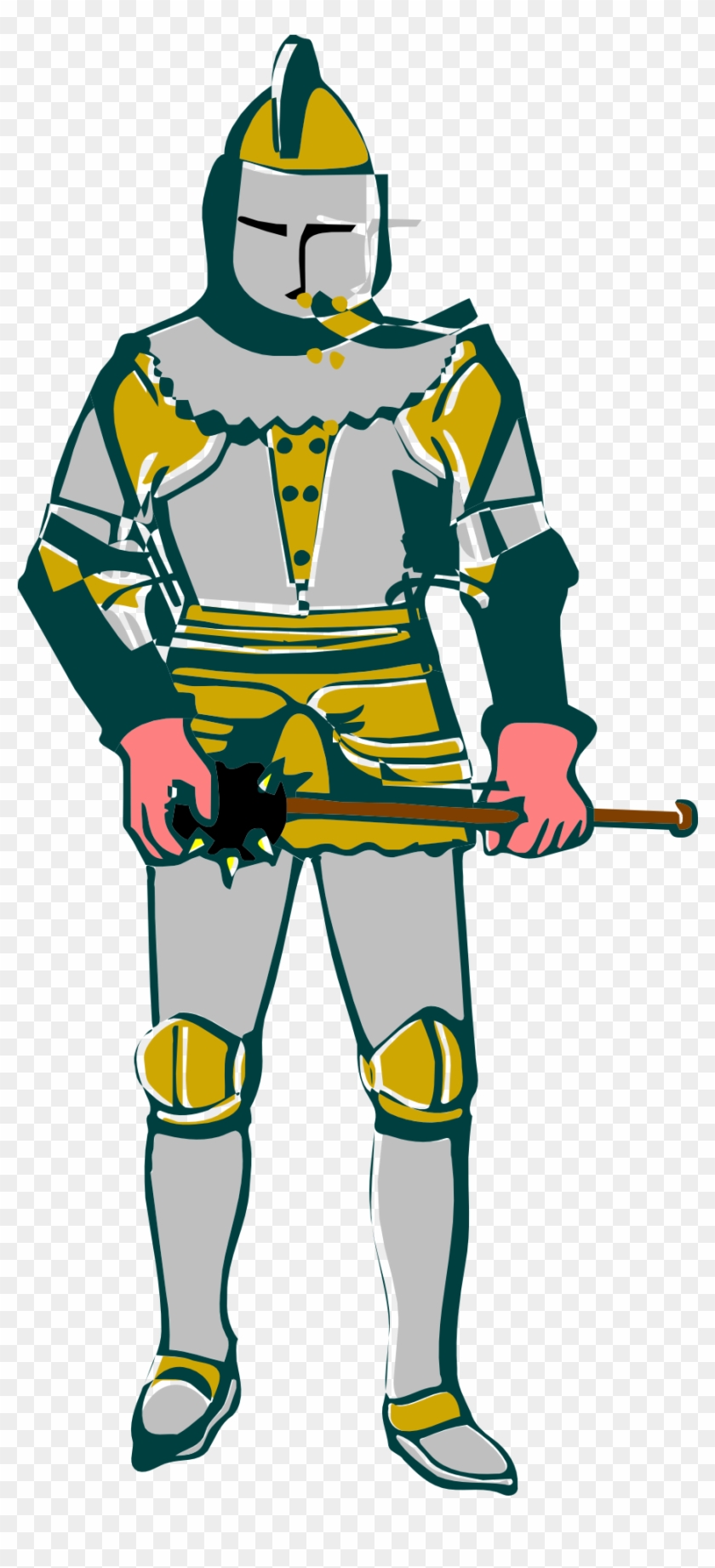 Person Man Knight Medieval Armor.