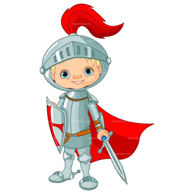 Medieval Knight And Castle Clipart.