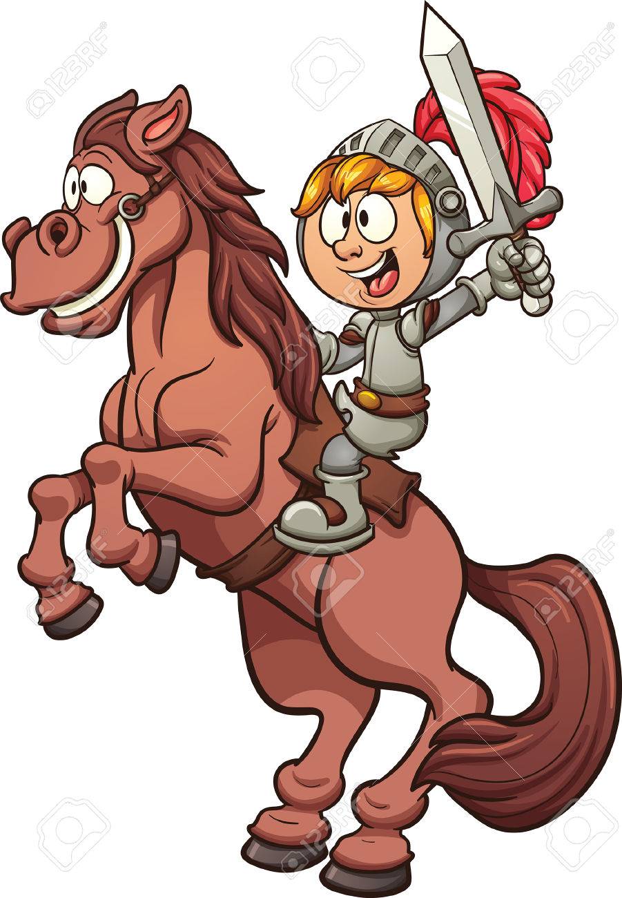 Knight on horse clipart 3 » Clipart Station.