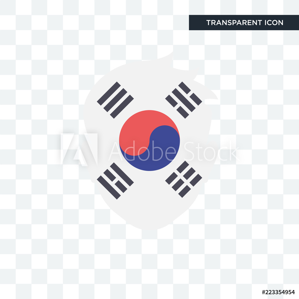 Photo & Art Print South korea vector icon isolated on.