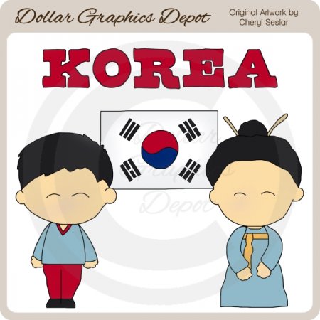 Korean Clipart.
