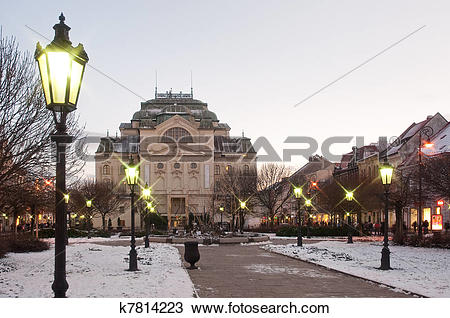 Stock Photo of The State Theatre, Kosice k7814223.