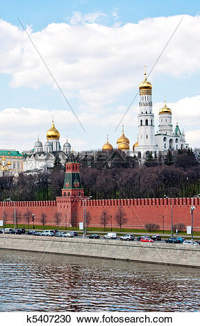 Stock Photography of Moscow Kremlin Wall k5407230.