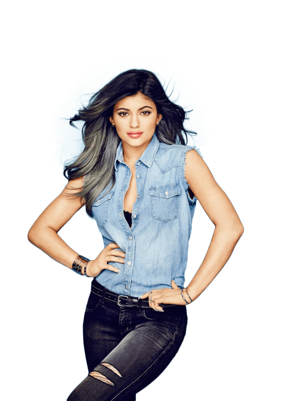 Kylie Jenner Silence transparent PNG.