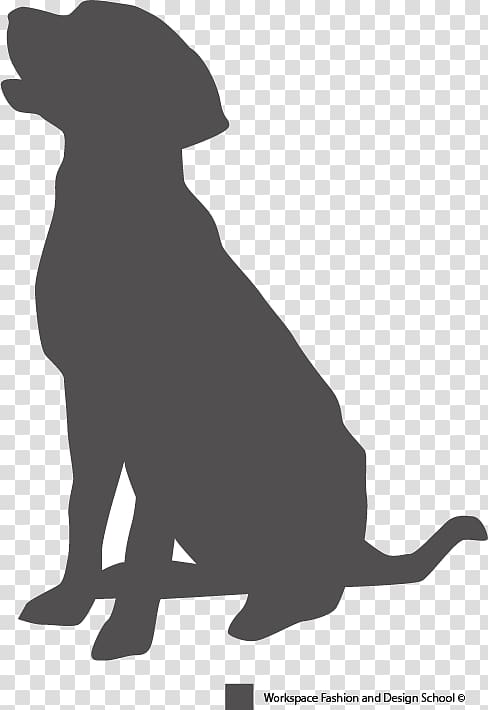 Labrador Retriever Puppy Dog breed Pet sitting Silhouette, puppy.