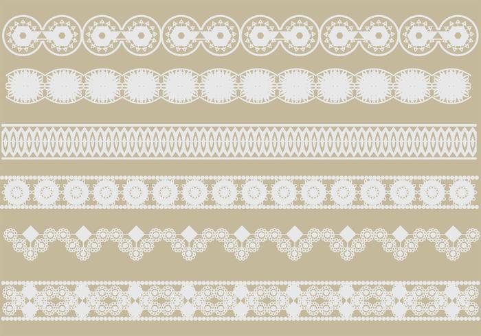 Crochet Lace Vectors.