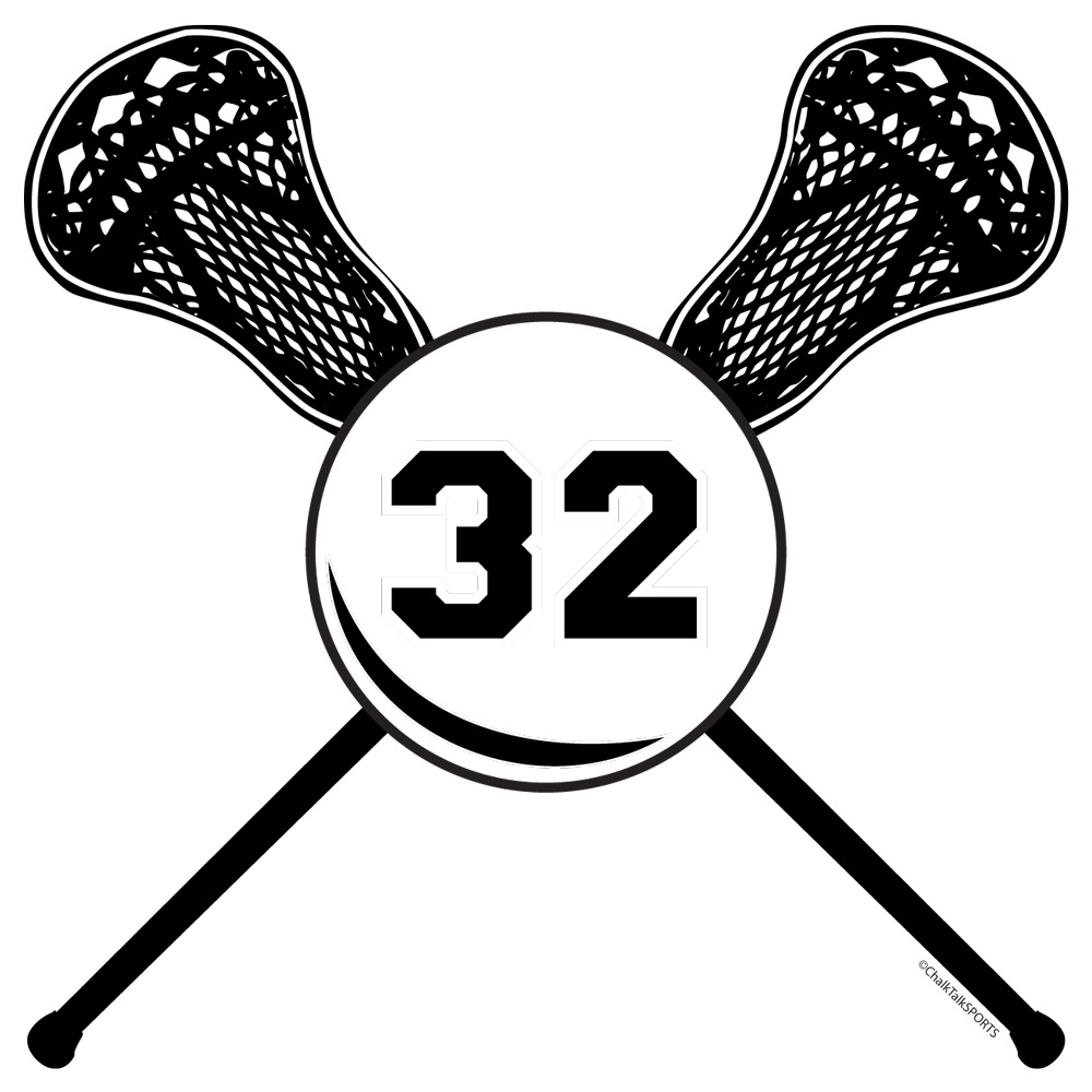 Girls Lacrosse Clipart.