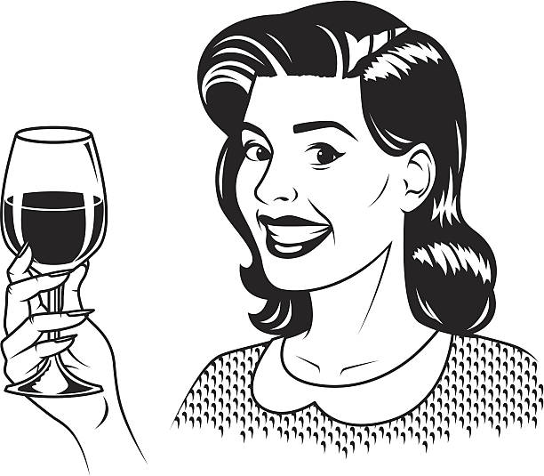 ladies drinking wine clipart 10 free Cliparts | Download images on ...