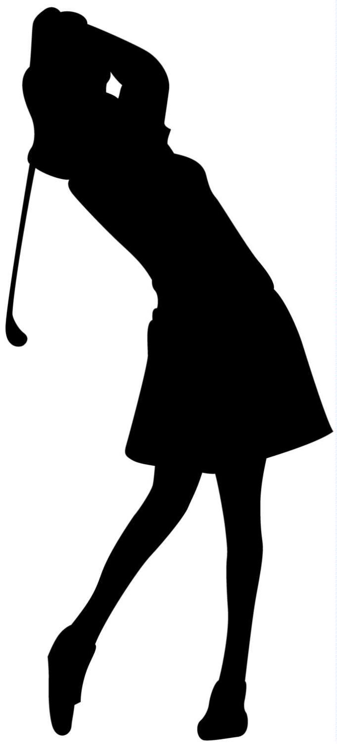 Girl Golf Clip Art.