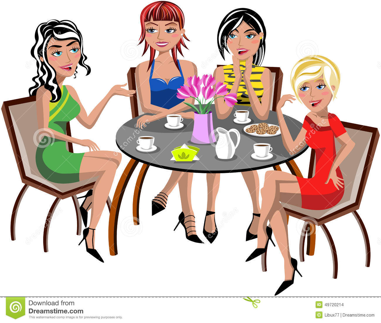 Ladies Having Tea Clipart 10 Free Cliparts Download Images On