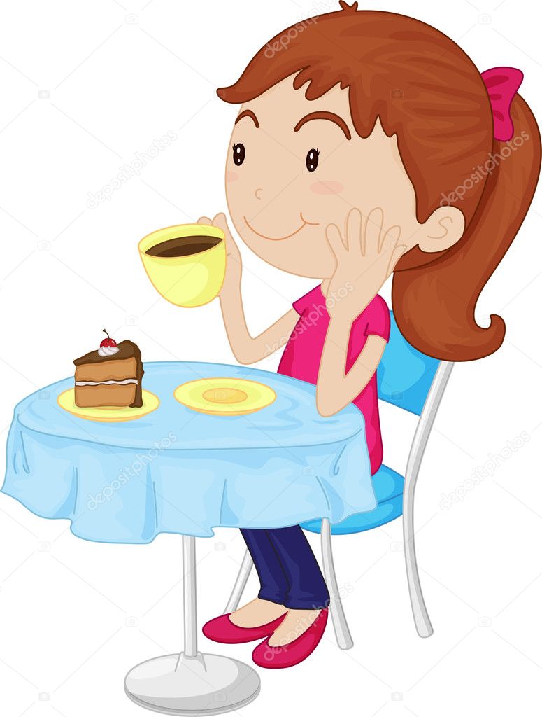 Clipart: afternoon tea.