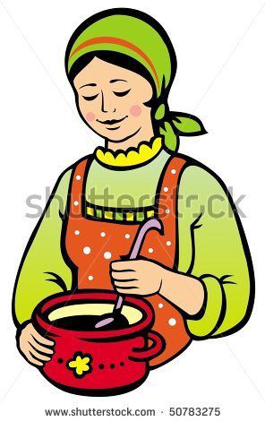 Woman cooking clipart 4 » Clipart Station.