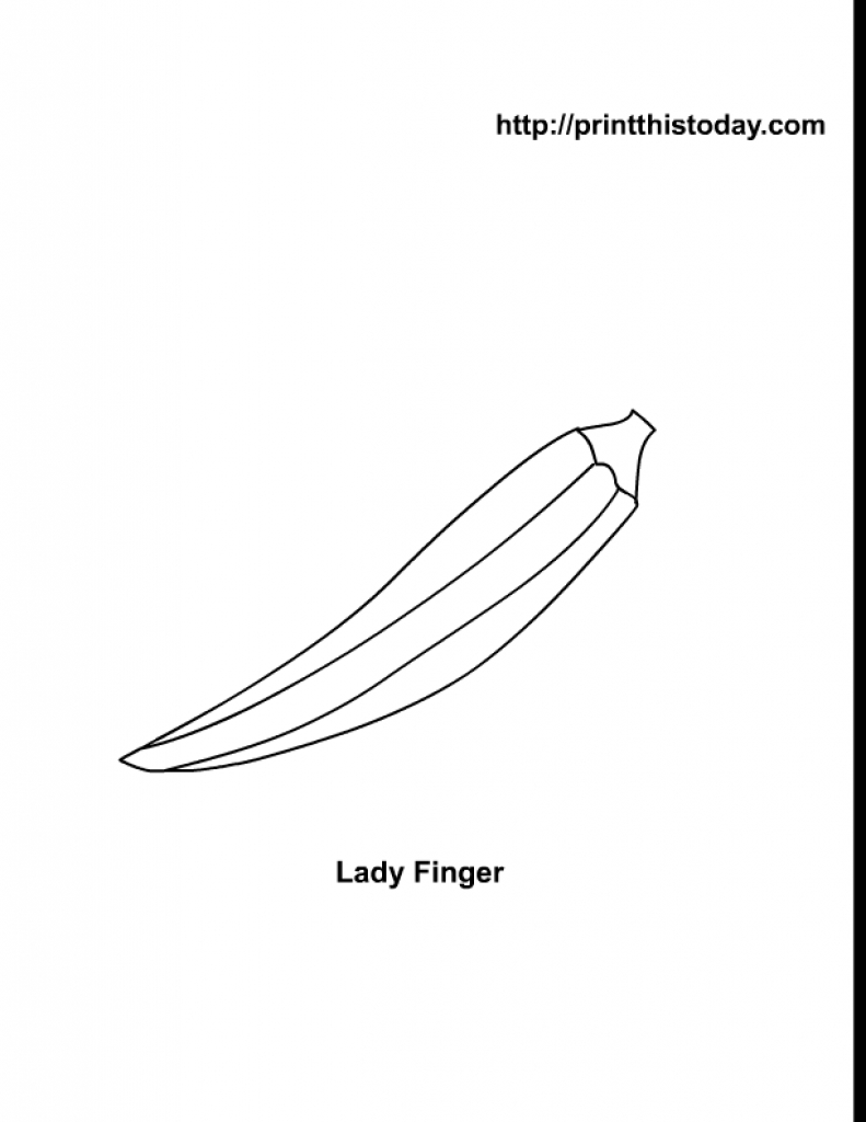 lady finger clipart lady finger clipart printable vegetables.