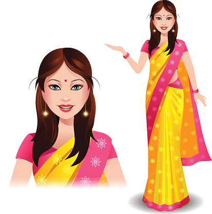 Free Indian Saree Cliparts, Download Free Clip Art, Free.