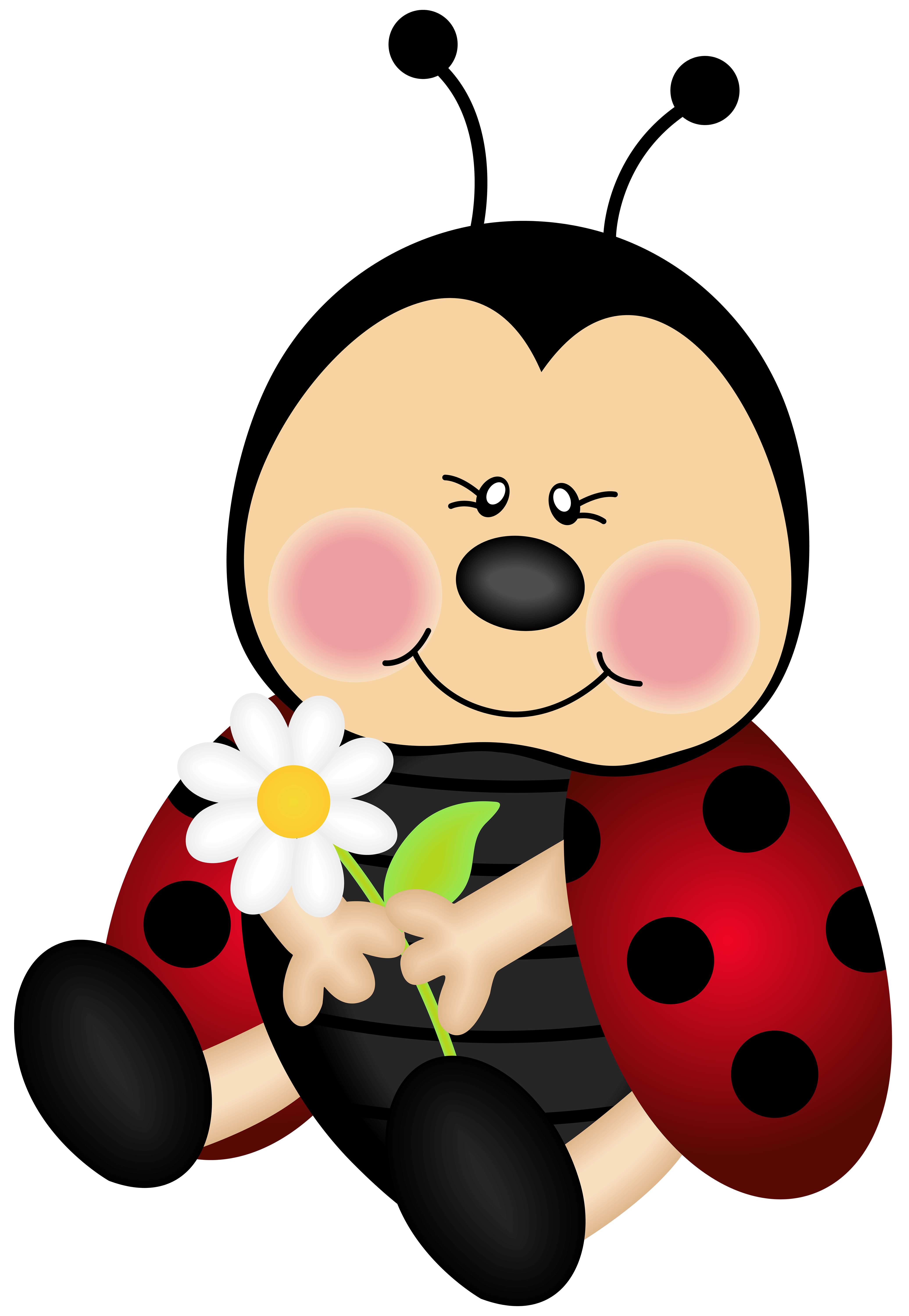 Cartoon Ladybug Clipart.