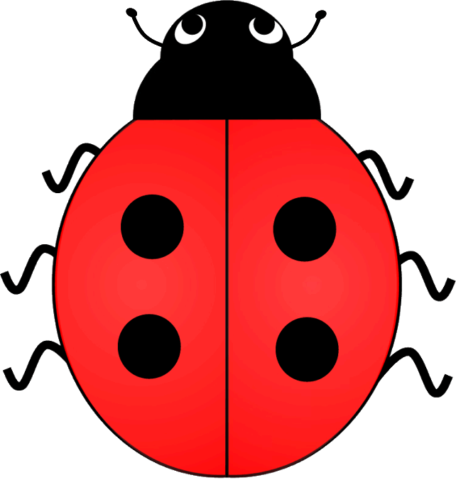 Ladybug With No Spots Clip Art free image.