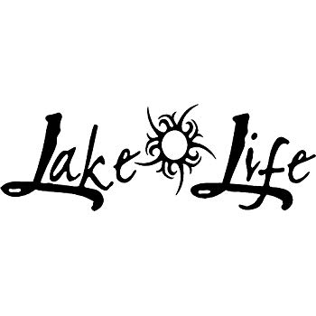 Amazon.com: Lake Life with TRIBAL SUN Decal Sticker