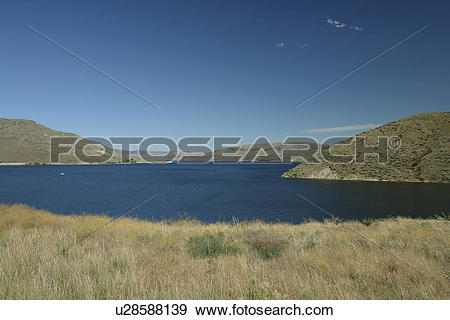 Stock Photograph of Coulee Dam, WA, Washington, Grand Coulee Dam.