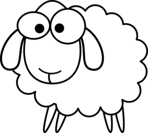 Sheep lamb clipart black and white free clipart images 4.