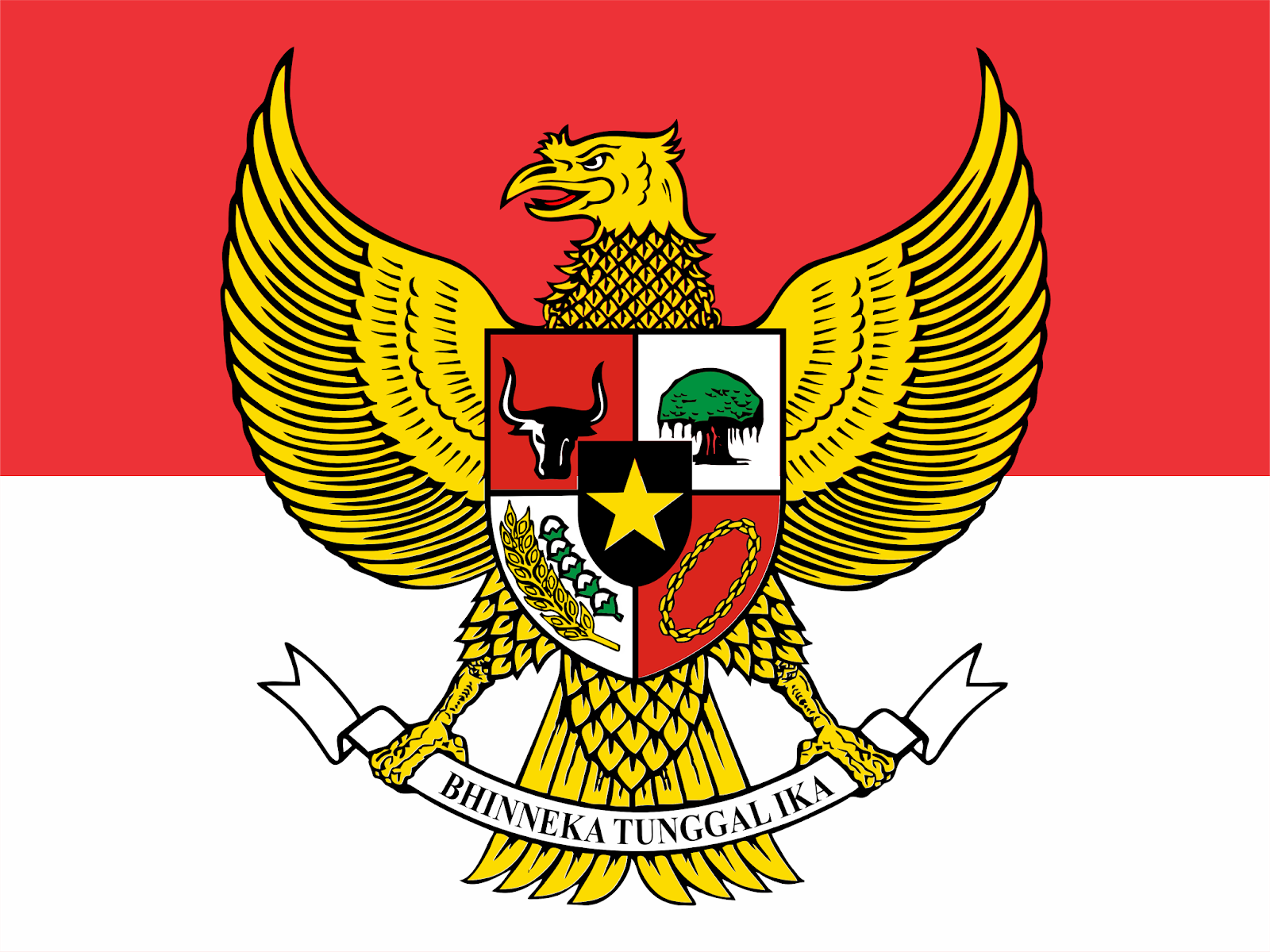 Simbol Sila Keadilan Sosial Bagi Seluruh Rakyat Indonesia pada Lambang Garuda Pancasila