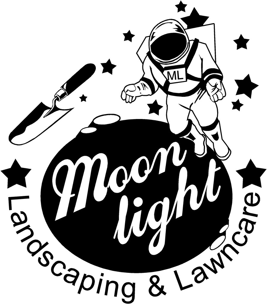 Moonlight Landscaping Logo Design.