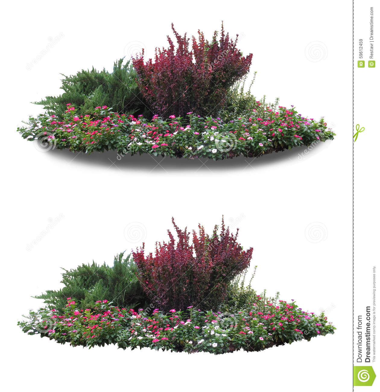 Flower Garden stock image. Image of design, beauty.