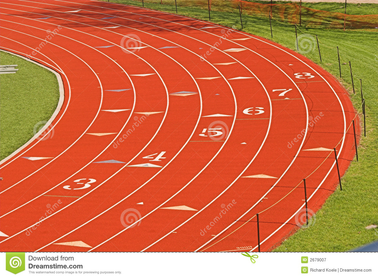 Track Lanes Clipart.