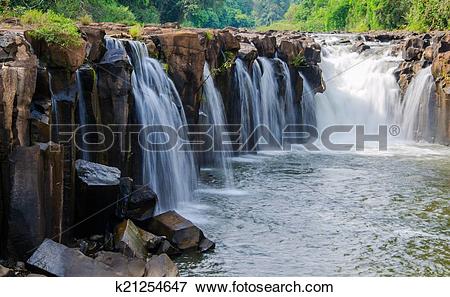 Picture of Tad Pha Souam Waterfall, Bajiang National Park, Paksa.