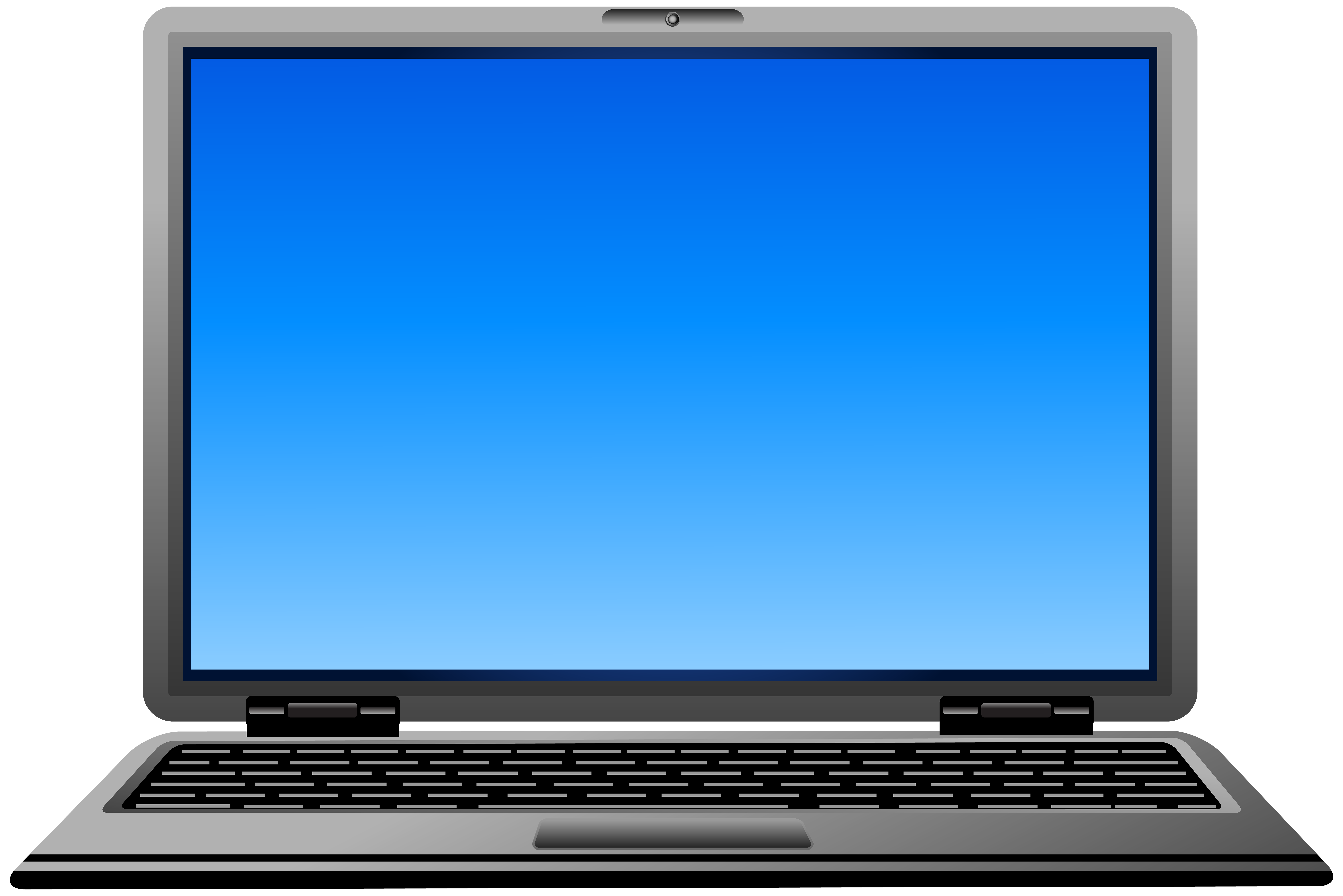 Laptop Transparent PNG Clip Art Image.