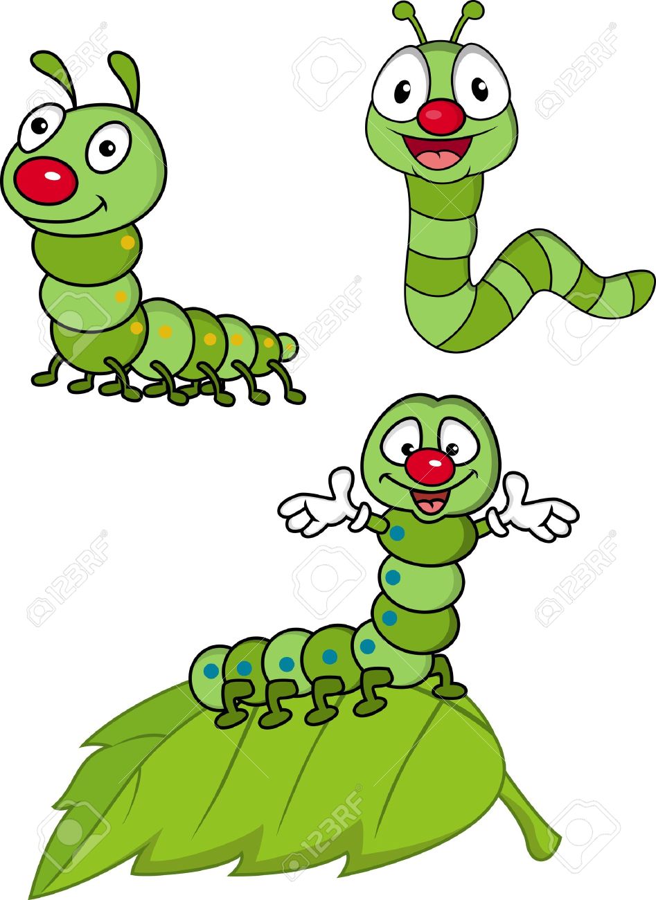 Larva Cartoon Character Royalty Free Cliparts, Vectors, And Stock.