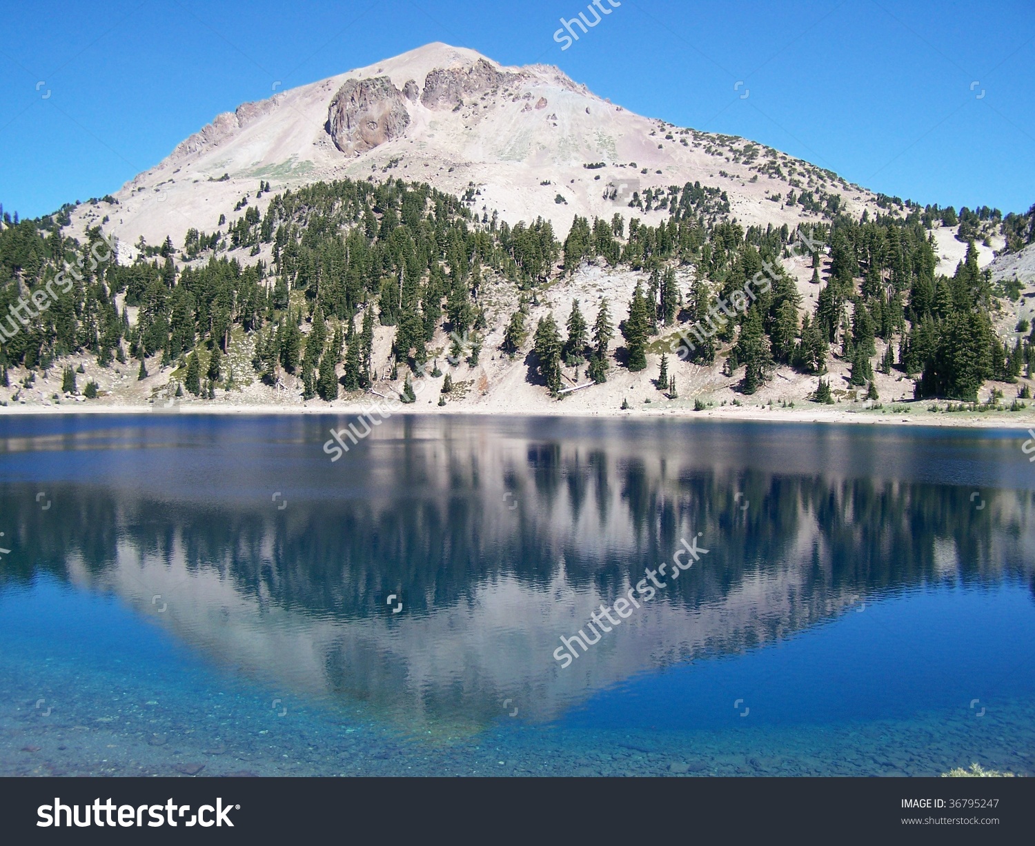 Lassen Peak Clip Art.