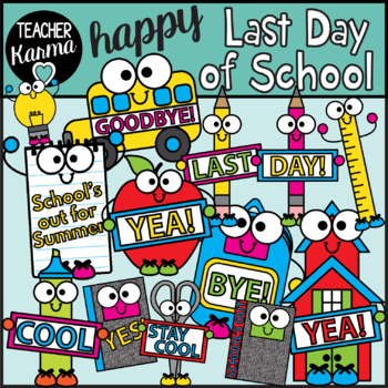 Last Day of School Clipart.