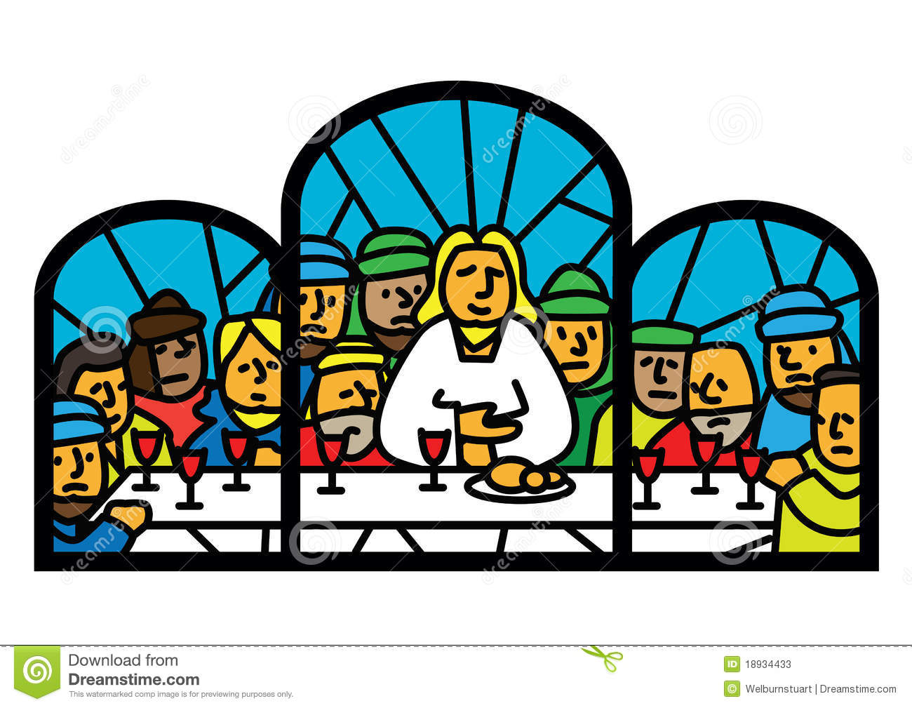 The Last Supper Clipart.
