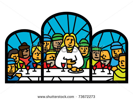 Last Supper Clipart.