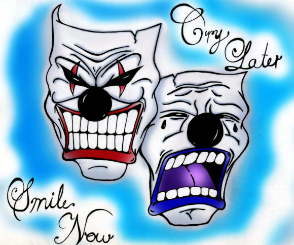Smile Now Cry Later Clipart.