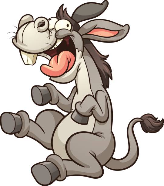 Best Laughing Donkey Illustrations, Royalty.