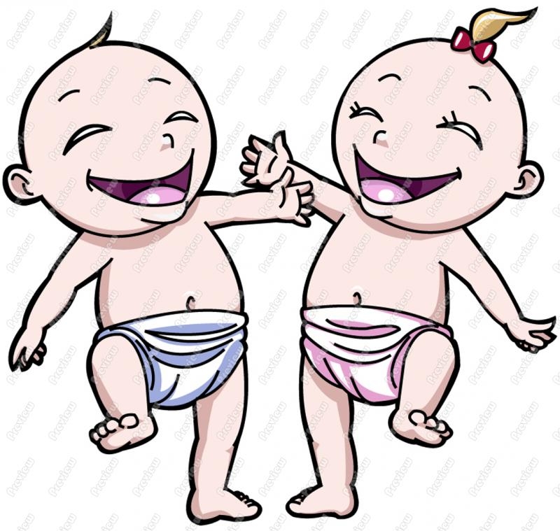 Laughing Baby Clipart.