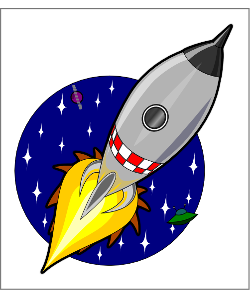 Rocket Launch Clipart.