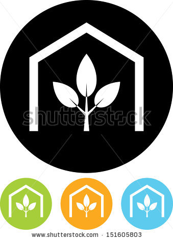 Greenhouse Plant Vector Icon Isolated Stock Vector 160238939.