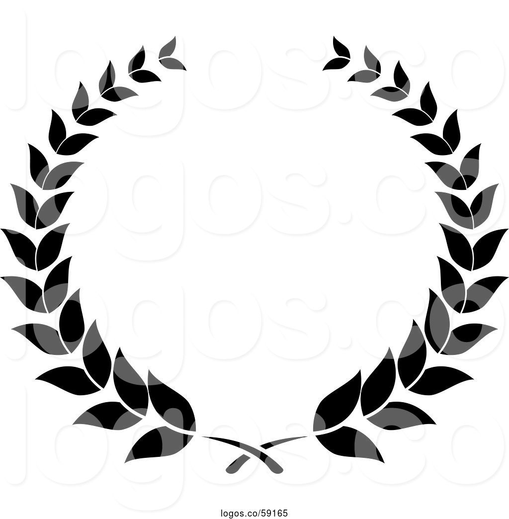 Logo of Black and White Laurel Wreath 2 by Vector Tradition.
