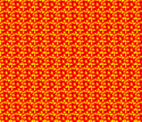 Minecraft Lava fabric by ceruleana_fiber_arts on Spoonflower.